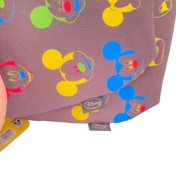 Walt Disney World Colorful Mickey Mouse Pouches Set of Two Zip Closure - Picture 3 of 4